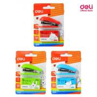 แม็กเย็บกระดาษ Deli 0253 Mini Stapler #10 ชุดเย็บกระดาษมินิ เบอร์ 10 แถมฟรี!!!ลวดเย็บ 1 กล่อง แม็ค แม็ก แม็คเย็บกระดาษ