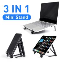 Mini Laptop Holder Adjustable Portable Phone Stand Support  3in1 Notebook Stand Holder For Macbook iPhone ipad Laptop Stands