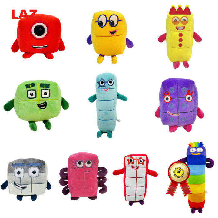 Care Bear Cartoon Numberblocks Plush Doll Toy Stuffed Children ...