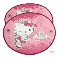 2ชิ้น ม่านบังแดดข้าง กันรังสี UV Kitty #คิตตี้นางฟ้า ลิขสิทธิ์แท้