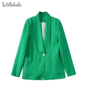 Girls 2025 green blazer