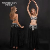 hot【DT】 quality handmade beaded tribal belly dance costume for women dancing bra waist belt fashionable set