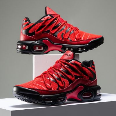 Running Shoes for Men Height Increase Shoes Casual Breathable Athletics Sneaker Sports Hiking Walking Tennis Red Crossing Shoes
