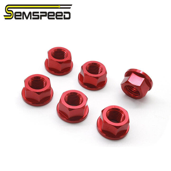 Universal M10 Rear Wheel Axle Decor Nut Screws For Kawasaki Ninja ZX6R