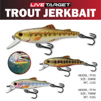 เหยื่อปลอม LIVE TARGET TROUT JERKBAIT