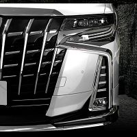 for Alphard 30 Series Front Bumper Trim Protector Strip Fog Lamp Fog Light Garnish Strip Chrome Decorative Strip