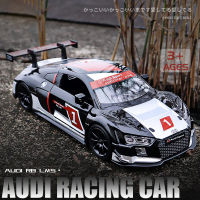 A1:32ออดี้ R8 LMS รถแข่งล้อแม็กรถยนต์รุ่น D Iecasts และของเล่นยานพาหนะรถรุ่นขนาดเล็กขนาดรุ่นรถของเล่นสำหรับเด็ก