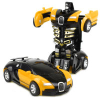 2 In 1 Sports Transformers รถของเล่น Robot Boy Bugatti Sports Car