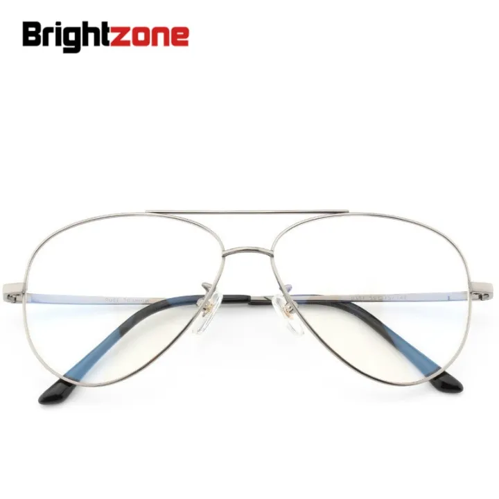 High End Pure Titanium Pilot Oversize Optical Myopia Eyeglasses ...