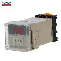 、‘】【’ Electronic Digital Time Relay 99.9S AC 110V 220V 380V DC 24V Repeat Cycle General Purpose With Socket Base JSS20-48AMS Timer