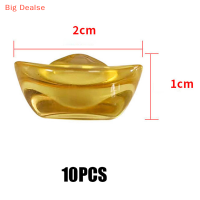 ?Big Dealse 1 10 20ชิ้น Citrine yuanbao Feng Shui Decoration Yuan Bao Ingot นำโชคของตกแต่งบ้านของขวัญตกแต่งบ้าน