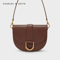 HOT”CHARLES and KEITH CK2-80781616 กระเป๋าสะพายไหล่สายโลหะแบบหัวเข็มขัดสำหรับผู้หญิง