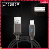 SHANXEN สายไนลอนตัดการเชื่อมต่ออัตโนมัติ,2A อัพเดตที่ชาร์จไฟรวดเร็ว USB สายซิงค์ข้อมูลที่ชาร์จ