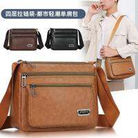 2023New Mens Messenger Brand designer Leather Large-capacity Shoulder Man Handbag Sac à main