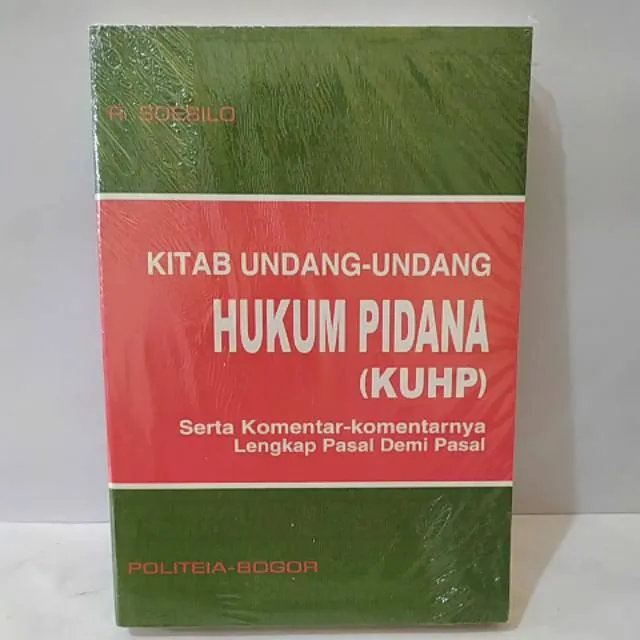 BUKU KUHP (KITAB UNDANG-UNDANG HUKUM PIDANA) BY SOESILO | Lazada Indonesia