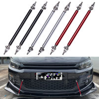 2PCS Universal Racing Car Front Rear Bumper Lip Splitter Spoiler Support Bar Kit Pull Strut Rod Adjustable 15cm Black Red Silver