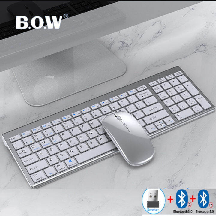 BOW keyboard and mouse set keyboard for laptop bluetooth keyboard
