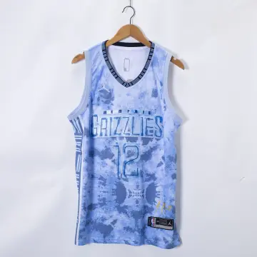 Nike Men's Memphis Grizzlies Ja Morant #12 Navy Dri-Fit Swingman Jersey, XL, Blue