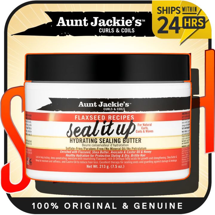 Aunt Jackie's Flaxseed Recipes Seal It Up, Hydrating Sealing Butter