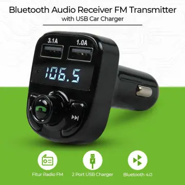 Bt39 car kit bluetooth receiver fm transmitter usb deals charger