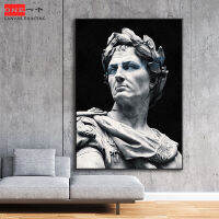 ภาพโปสเตอร์รูปปั้นวีนัสและลายเส้นของ Caesar สีดำและสีขาวผ้าใบวาดภาพแกลอรี่ศิลปะบนผนัง715-Q1ห้องนั่งเล่นตกแต่งบ้าน