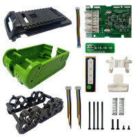 10*18650รุ่นแบตเตอรี่กรณีพลาสติกชาร์จแผงวงจรป้องกัน PCB สำหรับ Greenworks 40โวลต์เครื่องตัดหญ้าตัดหญ้า