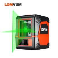 LOMVUM Mini Laser Level Green Beam Horizontal Vertical Cross-Line Powerful Light Source Acurate Measuring Tools Self-leveling