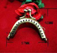 ▽✐ 57mm arch imitation Gula Si teamed purse handmade DIY accessories retro iron buckle bag buckle