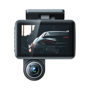 Aumotop 3 máy ảnh Dash Cam 4in rõ ràng gương chiếu hậu xe Video Xe Máy