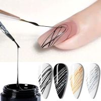 【YP】 Gel Glue 6ml Web Wires Design Painted Varnish Manicure UV Lacquer Nails BE1615-1