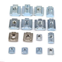 10/50pcs M3 M4 M5 M6 M8 M10 T Block Square Nut T-Track ค้อนเลื่อนอ่อนนุชสำหรับ Fastener โปรไฟล์อลูมิเนียม 2020 3030 4040 4545-vn4958570