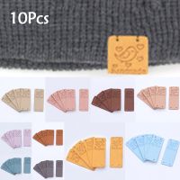 【LZ】❏  10Pcs Fibra Etiquetas Para Roupas Etiquetas de Couro Artesanal De Couro De Animais Costurar Etiqueta Feita À Mão Tag Para Chapéus Acessórios De Costura