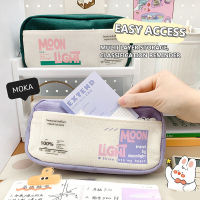 American-style Pencil Bag Writing Pencil Bag Retro Pencil Bag Large Capacity Stationery Box Creative Pencil Bag