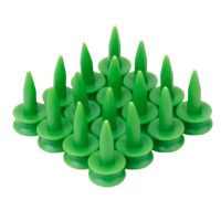 Lot 100 Pcs Green GOLF PLASTIC CASTLE TEES 23mm Small GOLFER ACCESSORIES Towels