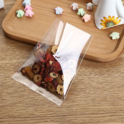 【YF】✾ﺴ❧  100Pcs Thicken Transparent Plastic Machine Food Biscuit Baking Decoration Cookie Packing