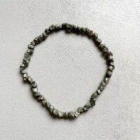 4MM Irregular Pyrite Nugget Bracelet Natural Stone Jewelry Birthday Elastic Chain Womens Hand String Girls Fashion Party Gift Mobile Accessories