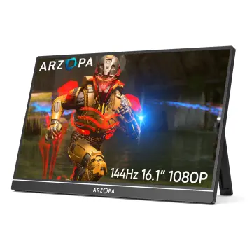 Arzopa 15.6'' 144Hz Portable Gaming Monitor, 1080P FHD USBC HDMI, External  Second Screen for Laptop, PS5 