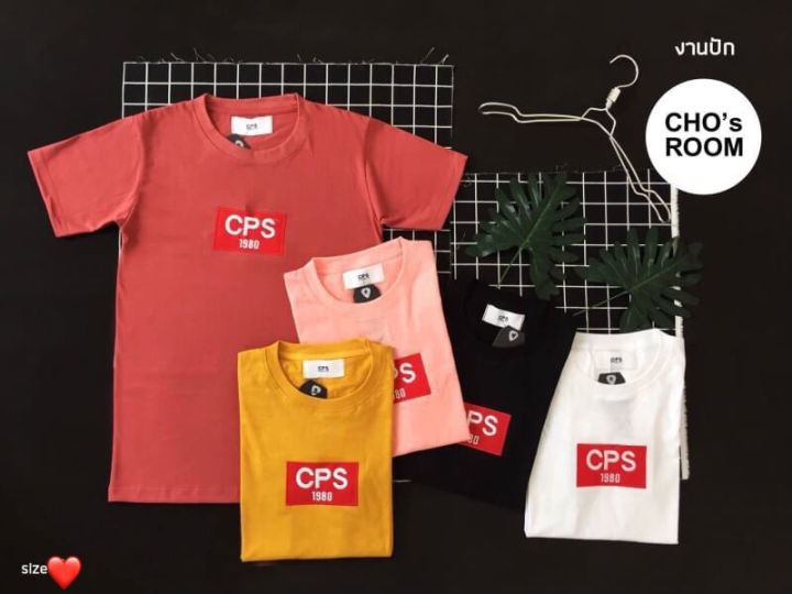 เสื้อยืดแขนสั้น-chaps-1980-งานปัก-cps-1980