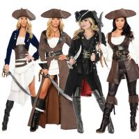 original A variety of cosplay Halloween costume adult pirate clothes Caribbean high-end luxury female pirate costume