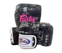 Fairtex Boxing Gloves BGV1 Genuine Leather Dark Cloud 8,10,12,14,16 oz Limited edition for Sparring MMA K1 นวมซ้อมชก แฟร์แท็ค สีดำเมฆ ทำจากหนังแท้