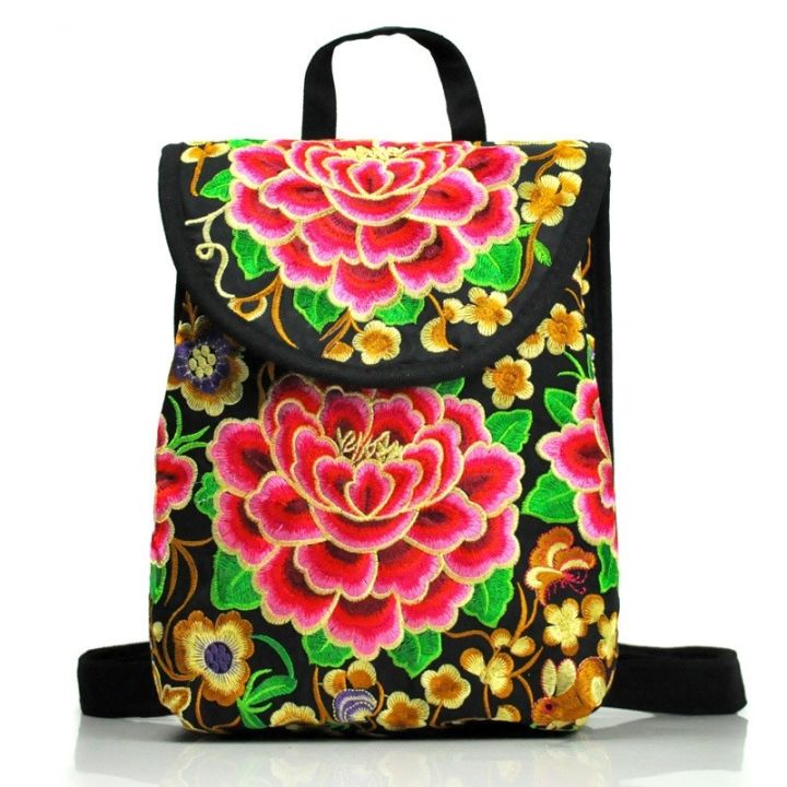 new-embroidery-shopping-cover-backpacksnice-floral-embroidered-backrack-top-sale-canvas