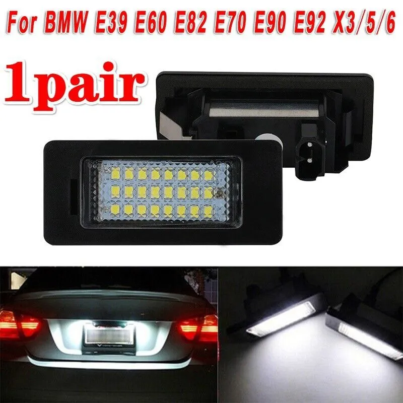 LED License Number Plate Light ERROR FREE For BMW E90 E92 E39 E60