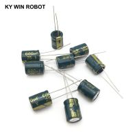 10ชิ้นตัวเก็บประจุแบบอิเล็กโทรไลติกอะลูมิเนียม680 Uf 25 V 10*13 Mm Frekensi Tinggi Radial Electrolytic Kapasitor