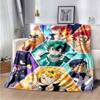 [High-end blanket] อนิเมะ My Hero Academia ศิลปะลายพิมพ์ผ้าฟลีซผ้าห่มสำหรับเตียงปิกนิกปีนเขาผ้านวมหนาแฟชั่นผ้าคลุมเตียงผ้าห่มผ้าคลุมขนแกะ