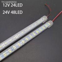 ☢▥ 12V/24V 24/48 LED Light Strip 330X15MM Hard Rigid Tube Bar Lamp IP65 Waterproof 5730-led bead Lights Strips For DIY