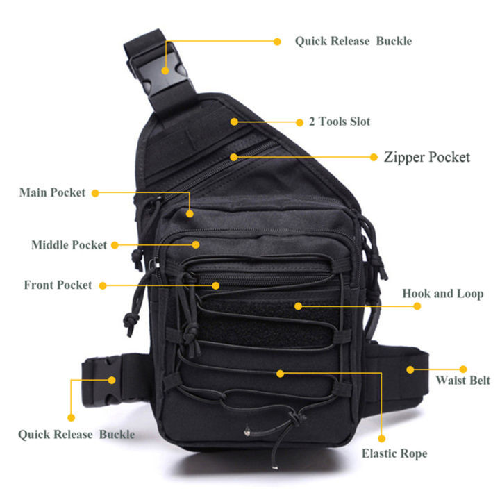alpha-spots-กระเป๋าคาดอกยุทธวิธีสำหรับเล่นกีฬา-กระเป๋าเป้ทหารสะพายไหล่ป้องกันขโมย