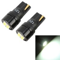 IFixedShop 2ชิ้น DC12V T10/1.8W/6000K / 140LM 4LEDs ไฟรถยนต์เคลียร์ SMD-3030