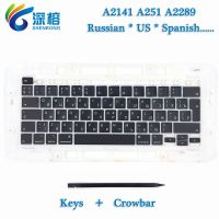 A2141 A2289 A2251 Keys Key Cap Keycaps Keyboard Clips Hinge For Apple Macbook Pro Retina Laptop 13" 15" 2019 2020 Years