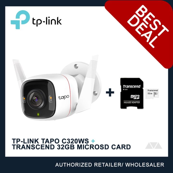 TP-LINK 3MP H.264 Outdoor Security Wi-Fi Camera Tapo C320WS