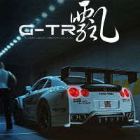 Li [Rum] 1:32 Scale Nissan GTR รถรุ่น Light &amp; Sound Effect Diecast รถของเล่นสำหรับชายของเล่นเด็กวันเกิดของขวัญของเล่นเด็กของเล่นรถรุ่นรถของเล่นแม่แบบ